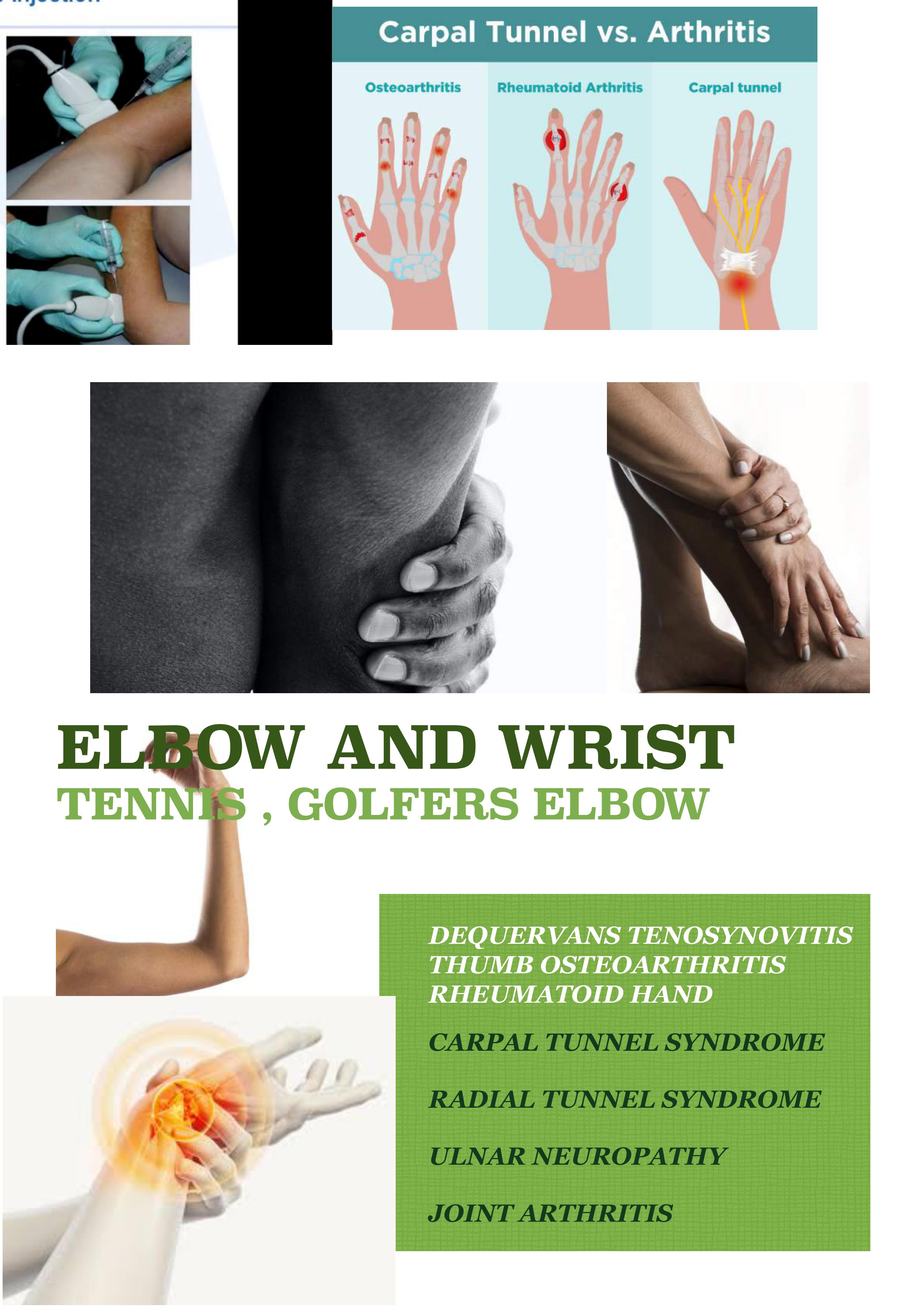 Elbow Wrist Pain Ozone Therapy Clinic Hospital